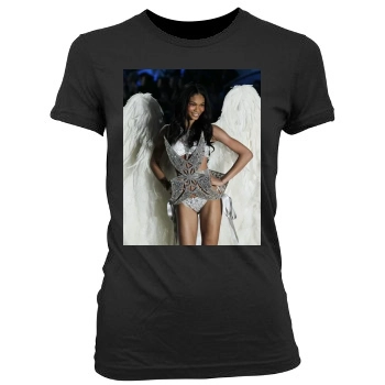 Chanel Iman Women's Junior Cut Crewneck T-Shirt