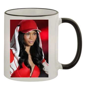 Chanel Iman 11oz Colored Rim & Handle Mug