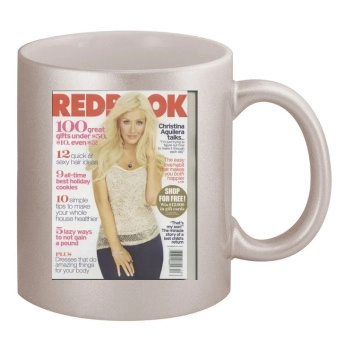 Christina Aguilera 11oz Metallic Silver Mug