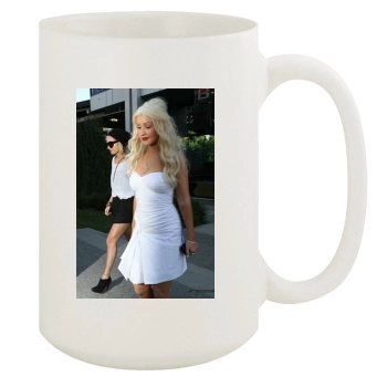 Christina Aguilera 15oz White Mug