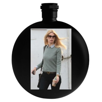 Claudia Schiffer Round Flask