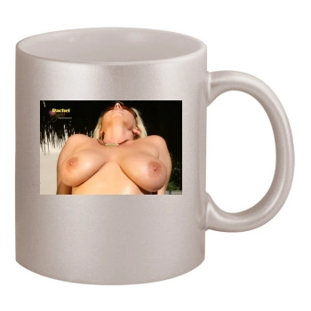 Erotic 11oz Metallic Silver Mug