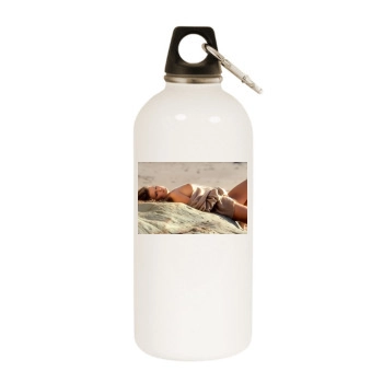 Carina Persson White Water Bottle With Carabiner