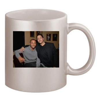 Francis Capra 11oz Metallic Silver Mug