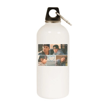 Francis Capra White Water Bottle With Carabiner
