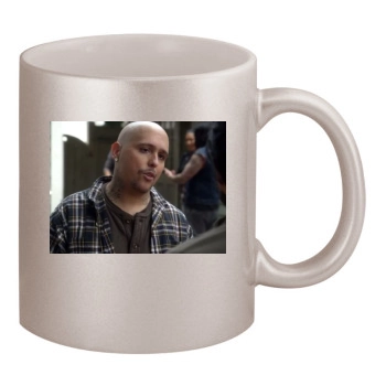 Francis Capra 11oz Metallic Silver Mug