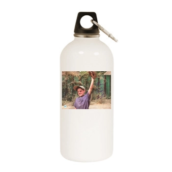 Tom Guiry White Water Bottle With Carabiner