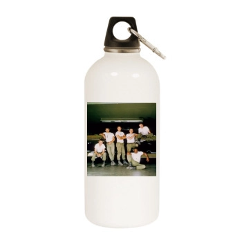 Tom Guiry White Water Bottle With Carabiner