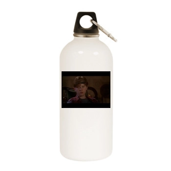 Tom Guiry White Water Bottle With Carabiner