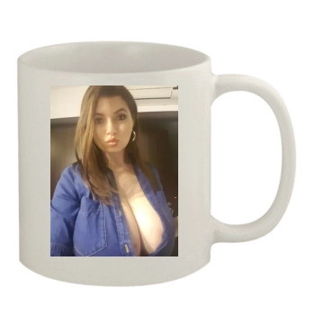 Busty Emma 11oz White Mug