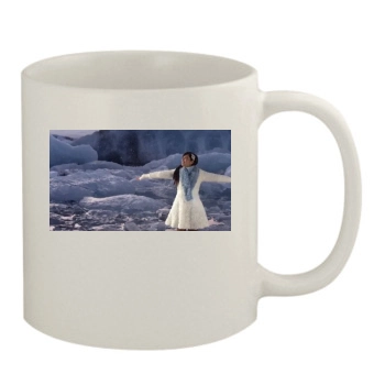 Indila 11oz White Mug