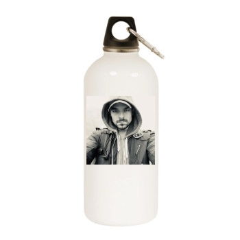 Jesse Hutch White Water Bottle With Carabiner