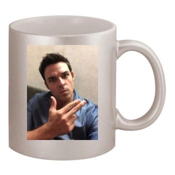 Jesse Hutch 11oz Metallic Silver Mug