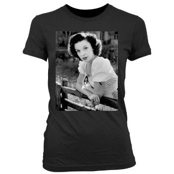 Judy Garland Women's Junior Cut Crewneck T-Shirt