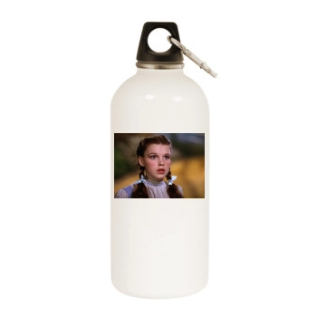 Judy Garland White Water Bottle With Carabiner