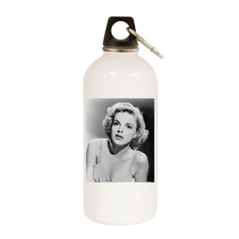 Judy Garland White Water Bottle With Carabiner