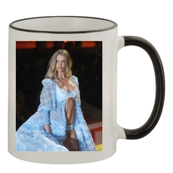 Rosie Huntington-Whiteley 11oz Colored Rim & Handle Mug