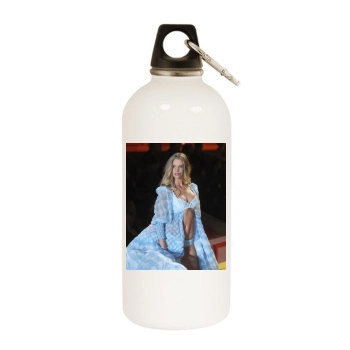 Rosie Huntington-Whiteley White Water Bottle With Carabiner