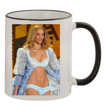 Rosie Huntington-Whiteley 11oz Colored Rim & Handle Mug