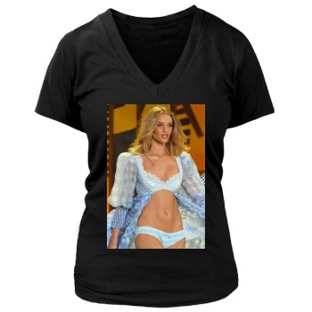 Rosie Huntington-Whiteley Women's Deep V-Neck TShirt