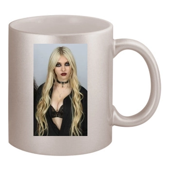 Taylor Momsen 11oz Metallic Silver Mug