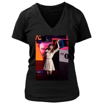 Taylor Swift Women's Deep V-Neck TShirt