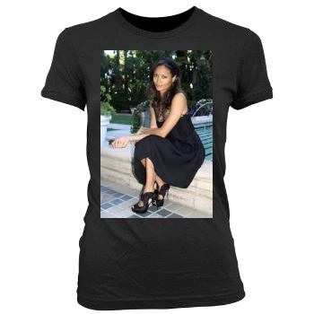 Thandie Newton Women's Junior Cut Crewneck T-Shirt