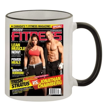 Trish Stratus 11oz Colored Rim & Handle Mug