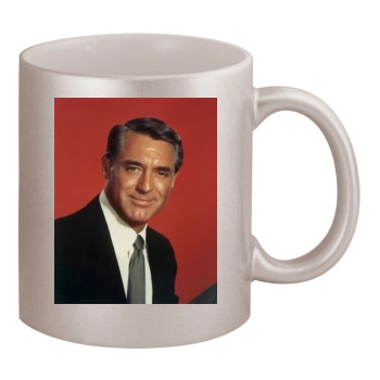 Cary Grant 11oz Metallic Silver Mug