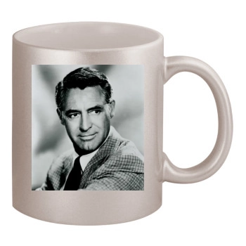 Cary Grant 11oz Metallic Silver Mug