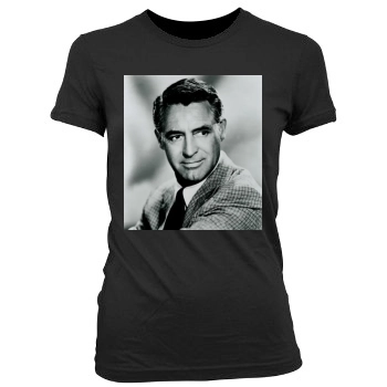 Cary Grant Women's Junior Cut Crewneck T-Shirt