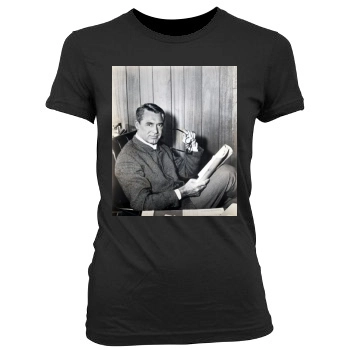 Cary Grant Women's Junior Cut Crewneck T-Shirt