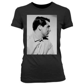 Cary Grant Women's Junior Cut Crewneck T-Shirt