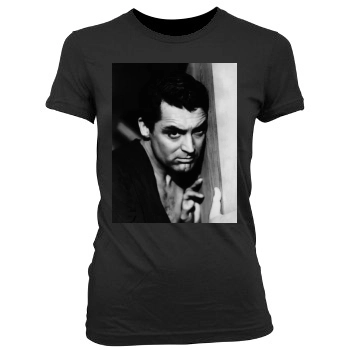 Cary Grant Women's Junior Cut Crewneck T-Shirt