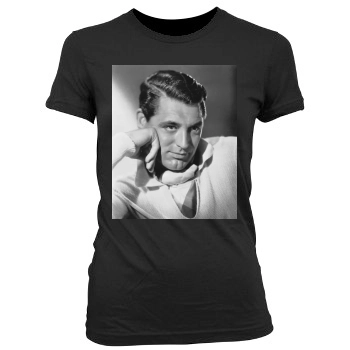 Cary Grant Women's Junior Cut Crewneck T-Shirt