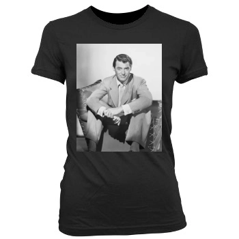 Cary Grant Women's Junior Cut Crewneck T-Shirt