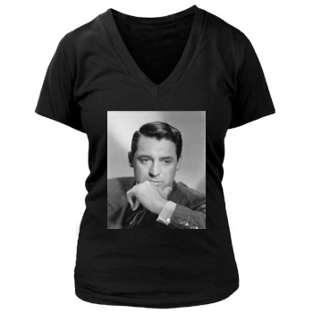 Cary Grant Women's Deep V-Neck TShirt