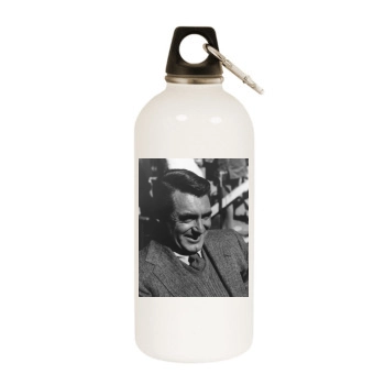 Cary Grant White Water Bottle With Carabiner