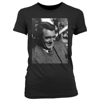 Cary Grant Women's Junior Cut Crewneck T-Shirt