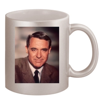 Cary Grant 11oz Metallic Silver Mug