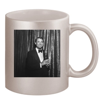 Cary Grant 11oz Metallic Silver Mug