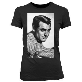 Cary Grant Women's Junior Cut Crewneck T-Shirt