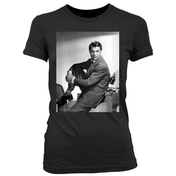 Cary Grant Women's Junior Cut Crewneck T-Shirt