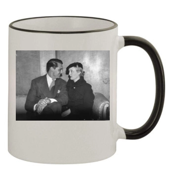 Cary Grant 11oz Colored Rim & Handle Mug