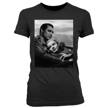 Cary Grant Women's Junior Cut Crewneck T-Shirt