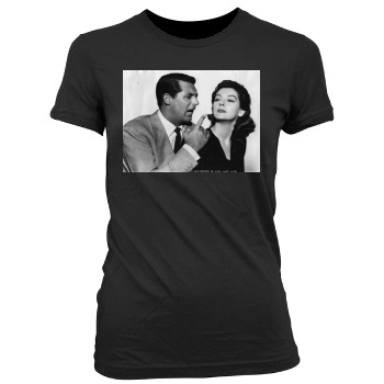 Cary Grant Women's Junior Cut Crewneck T-Shirt