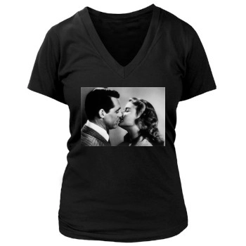 Cary Grant Women's Deep V-Neck TShirt