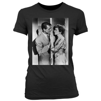 Cary Grant Women's Junior Cut Crewneck T-Shirt