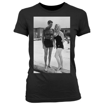 Cary Grant Women's Junior Cut Crewneck T-Shirt