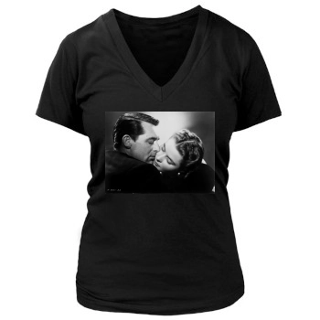 Cary Grant Women's Deep V-Neck TShirt